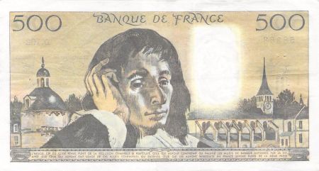 France FRANCE - 500 FRANCS PASCAL 07/06/1979 - SÉRIE D.102 - TTB
