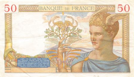 France FRANCE  CÉRÈS - 50 FRANCS 14/07/1935