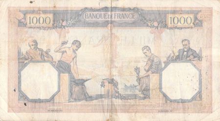 France FRANCE, CÉRÈS ET MERCURE - 1000 FRANCS 23/05/1927