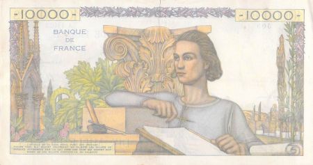 France FRANCE  GÉNIE FRANCAIS - 10 000 FRANCS 02/02/1956 - TTB+
