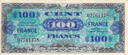 France FRANCE  IMPRESSION AMÉRICAINE - 100 FRANCS 1945 SERIE 3 - TTB