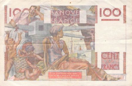 France FRANCE, JEUNE PAYSAN - 100 FRANCS 03/10/1946