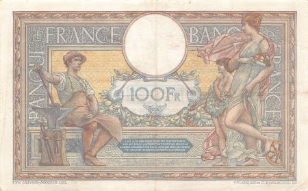 France FRANCE  LUC-OLIVIER MERSON - 100 FRANCS 02/05/1919 - TTB+