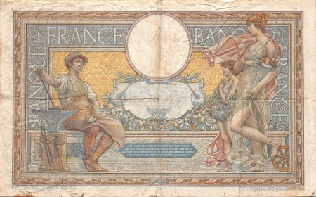France FRANCE  LUC-OLIVIER MERSON - 100 FRANCS 11/07/1908 - PTB