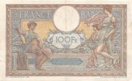 France FRANCE  LUC-OLIVIER MERSON - 100 FRANCS 28/05/1919 - TTB