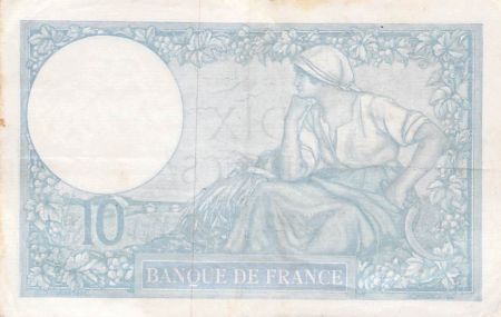 France FRANCE, MINERVE - 10 FRANCS 17/08/1939