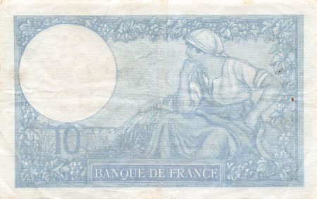 France FRANCE  MINERVE - 10 FRANCS 17/10/1940 - TTB