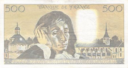 France FRANCE  PASCAL - 500 FRANCS 01/02/1990 - SÉRIE Q.304 - TTB