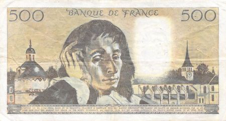 France FRANCE  PASCAL - 500 FRANCS 04/09/1980 - SÉRIE K.118 - PTTB