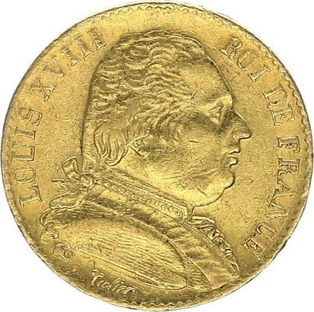 France France 20 Francs Louis XVIII - 1815 A Paris