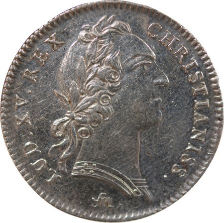 France GALERES ROYALES, LOUIS XV - OPPOSITION FRANCO-ANGLAISE - JETON ARGENT 1756