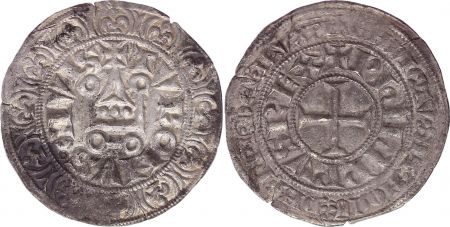 France Gros Tournois, à l\'O Rond - Philippe IV - 1290-1295 - Argent - 10ème ex