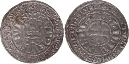 France Gros Tournois, à l\'O Rond - Philippe IV - 1290-1295 - Argent - 12ème ex