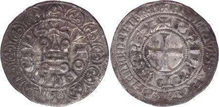 France Gros Tournois, à l\'O Rond - Philippe IV - 1290-1295 - Argent - 3ème ex