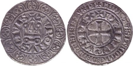 France Gros Tournois, à l\'O Rond - Philippe IV - 1290-1295 - Argent - 6ème ex
