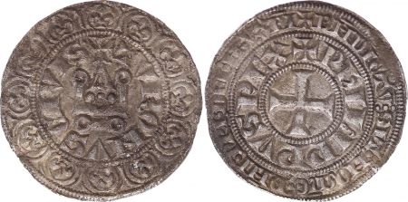 France Gros Tournois, O long - Philippe IV - 1290-1295 - Argent - 5ème ex