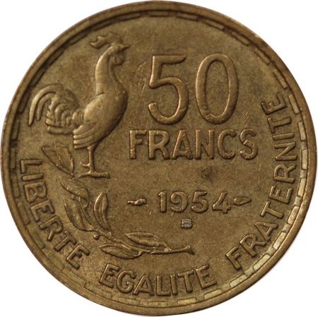 France GUIRAUD - 50 FRANCS 1954 B BEAUMONT LE ROGER