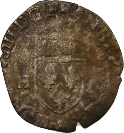 France HENRI III - DOUZAIN AUX DEUX H, 1er TYPE - 1576 & AIX-EN-PROVENCE