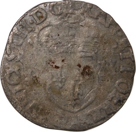 France HENRI III - DOUZAIN AUX DEUX H, 1er TYPE - 1576 A PARIS