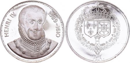 France Henri IV - 1589-1610 - Série les Rois de France - Franklin Mint - Argent