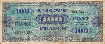 France IMPRESSION AMERICAINE  FRANCE - 100 FRANCS 1944 SERIE 7