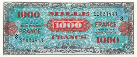 France IMPRESSION AMERICAINE  FRANCE - 1000 FRANCS 1945 SERIE 3 - PSUP