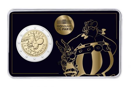 France LOT 3 X 2 Euros Commémo. France 2019 - 60 ans d\'Astérix (Coincards Astérix  Obélix et Idéfix)