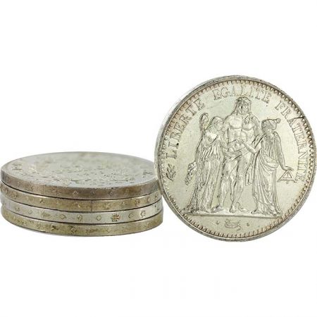 France LOT 5 X 10 Francs HERCULE 1965 à 1973
