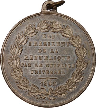 France LOUIS-NAPOLÉON BONAPARTE  SUFFRAGE UNIVERSEL - MÉDAILLE 1848