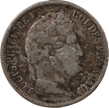 France LOUIS PHILIPPE - 5 FRANCS ARGENT 1831 B ROUEN \ Tranche en relief\ 