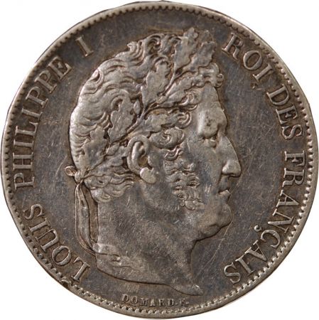France LOUIS PHILIPPE - 5 FRANCS ARGENT 1847 A PARIS