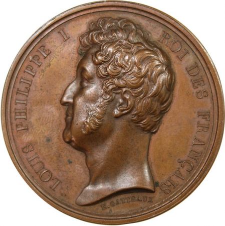 France LOUIS-PHILIPPE Ier  PRISE D\'ANVERS - MÉDAILLE BRONZE 1832