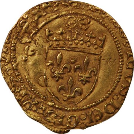 France LOUIS XII - 1/2 ECU D\'OR AU SOLEIL - 1498-1514 ROUEN