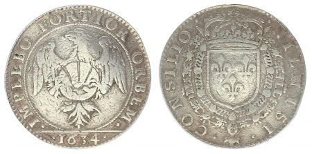 France Louis XIII Conseil du Roi  - 1634