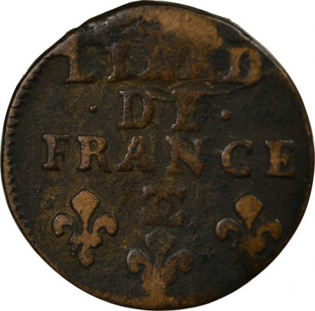 France LOUIS XIV - LIARD 1698 BESANCON - Buste âgé