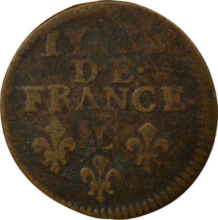 France LOUIS XIV - LIARD LILLE - Buste âgé