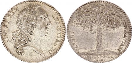France Louis XV -  Trésor Royal - 1744 - Argent