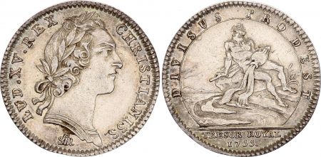 France Louis XV -  Trésor Royal - 1755 - Argent