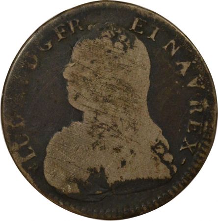 France Louis XV - 1/2 Ecu Argent, au Buste habillé - 1730 B Rouen