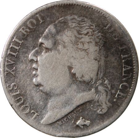 France LOUIS XVIII - FRANC ARGENT 1817 K BORDEAUX