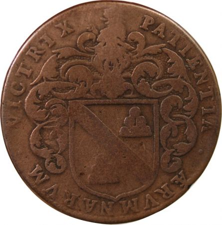 France MAIRE DE NANTES - YVES DE MONTI, SIEUR DE LA CHALONNIERE - JETON CUIVRE 1644