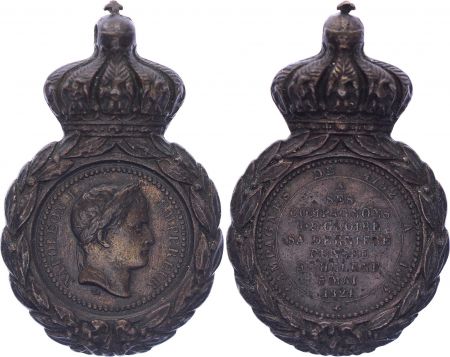 France Médaille de Sainte-Hélène - Napoléon I (1792-1815) - sans ruban ni fixation