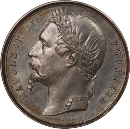 France NAPOLEON III - MEDAILLE ETAIN 1860, Annexion de la Savoie et du compté de Nice