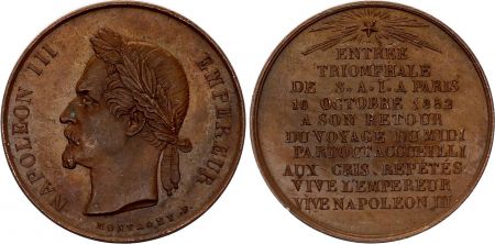 France Napoléon III - Retour de voyage du Midi - 1852