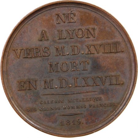 France PHILIBERT DE L\'ORME - MEDAILLE BRONZE 1819