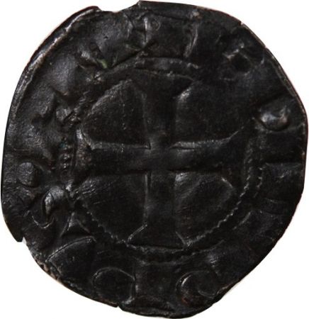 France PHILIPPE III / IV - DENIER TOURNOIS à l\'O rond 1280 / 1310