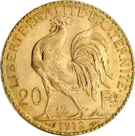 France Pochette cadeau - 20 Francs Coq - 1899 à 1914 Millésimes variés