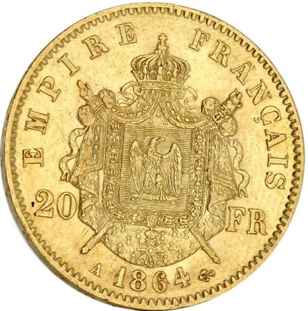 France Pochette cadeau - 20 Francs Napoléon III - 1861 à 1870