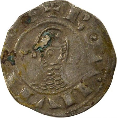 France Principaute D\'Antioche, Bohemond III - Denier Argent 1149 / 1163