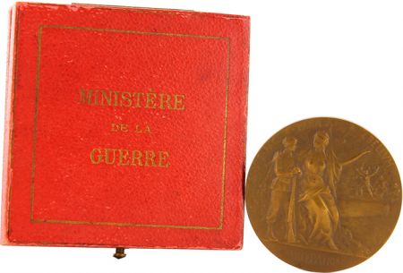 France Pro Patria - Préparation Militaire - vers 1900 - Bronze - Grandhomme